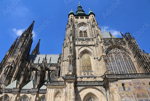 Saint Vitus Cathedral in Prague in Czech Republic in Central Eur