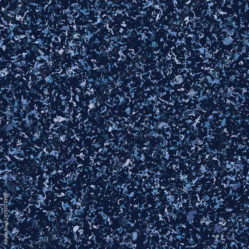 Indigo Blue Speckled Paper Texture Background. Vector Seamless Pattern. For Dyed  Handmade Japanese Style Kimono Fabric, Packaging, Wallpaper. Monochrome All Over Print Eps 10.