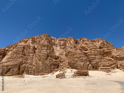 The beauty of desert mountains rocks