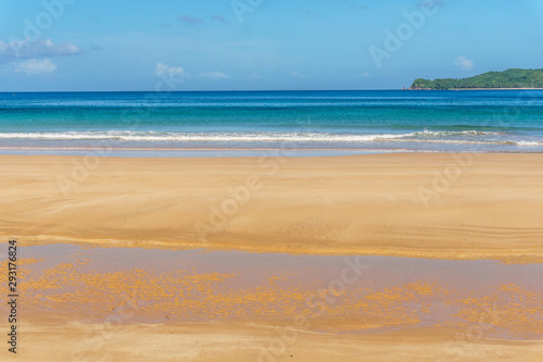 Scenic view of the Twin Beach in El Nido  Palawan  Philippines