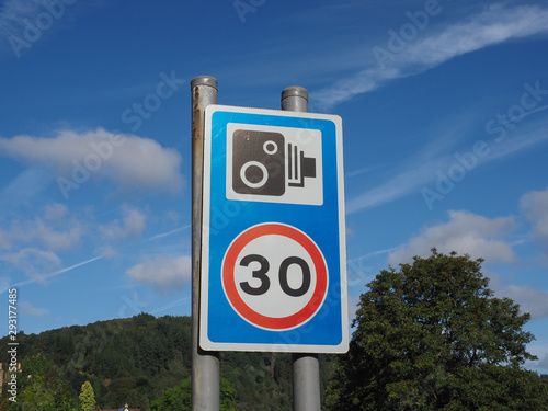 speed carmera sign