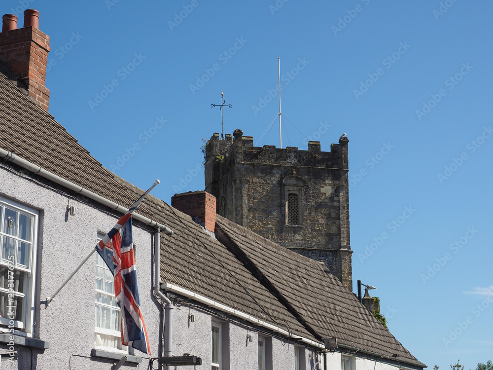 Obraz premium View of the city of Chepstow
