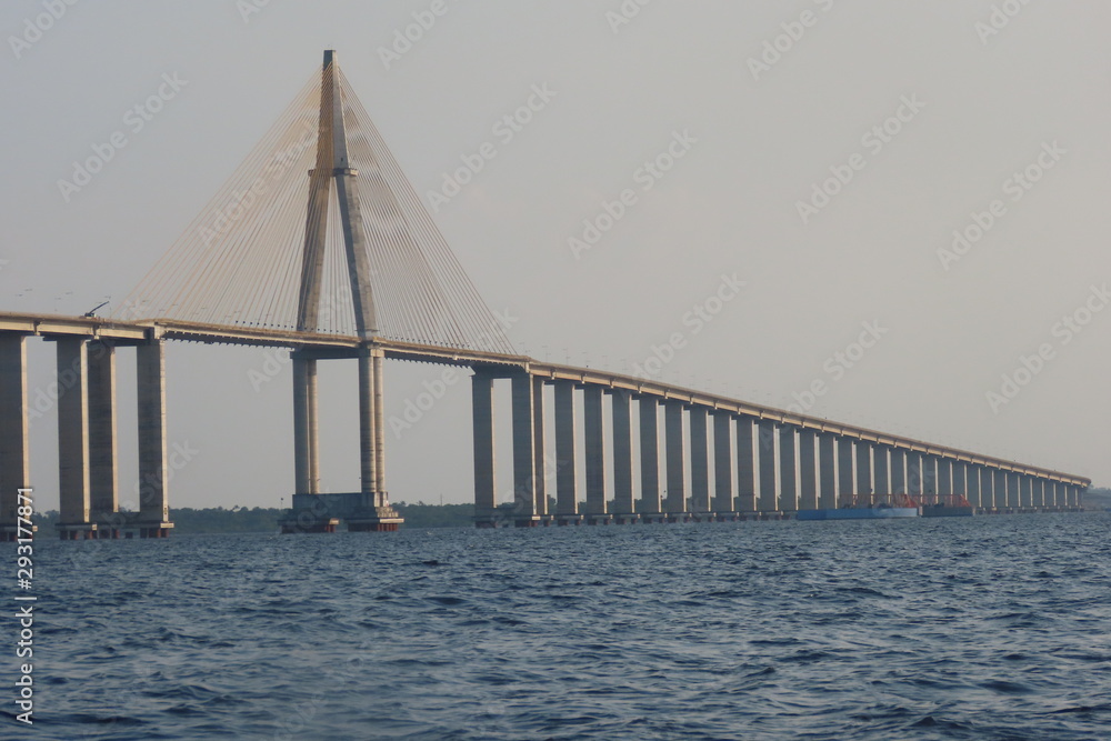 Obraz premium bridge in the fog