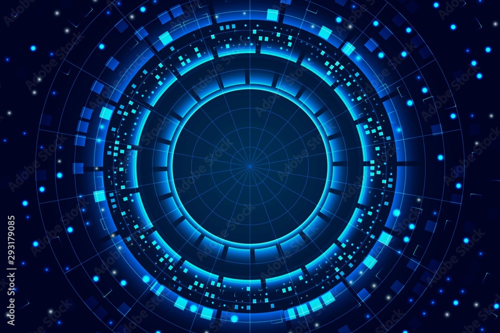 Fototapeta premium ABSTRACT FUTURISTIC TECHNOLOGY BACKGROUND