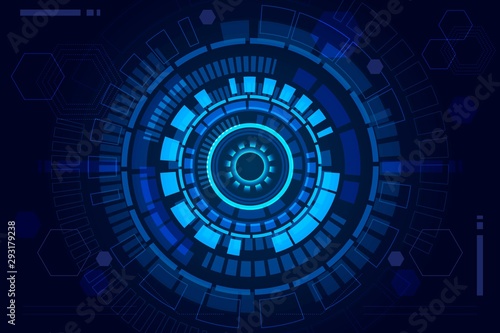 ABSTRACT FUTURISTIC TECHNOLOGY BACKGROUND