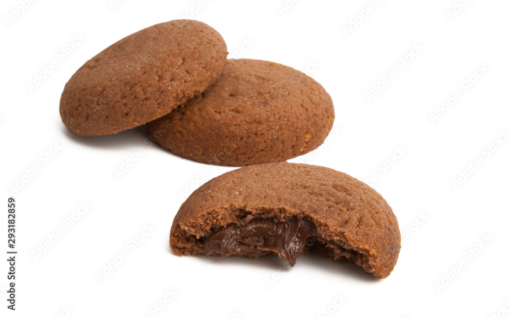 chocolate chip cookies with chocolate cream chocolate chip cookies with chocolate cream