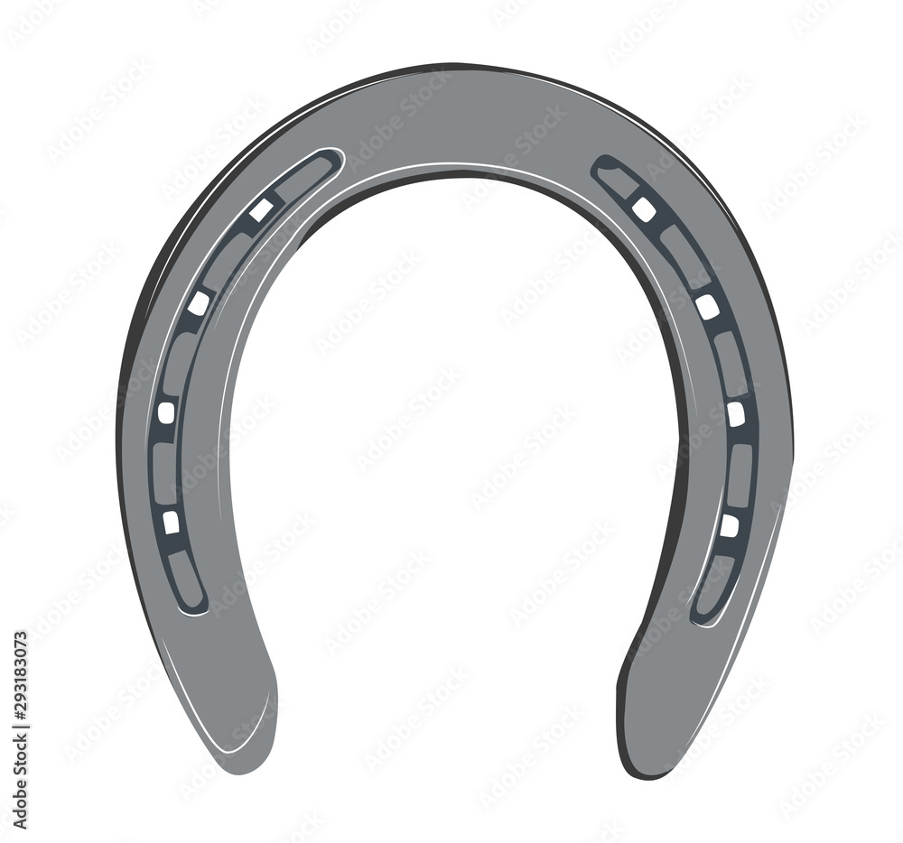 steel horseshoe vector illustration isolated steel horseshoe vector illustration isolated