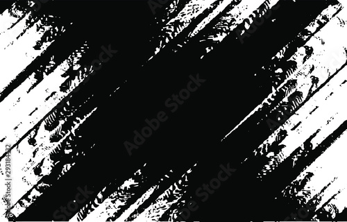 Glitch effect. Linear texture. Parallel and intersecting lines in abstract pattern. Abstract textured effect. Black isolated on white background. Vector illustration. EPS10.
