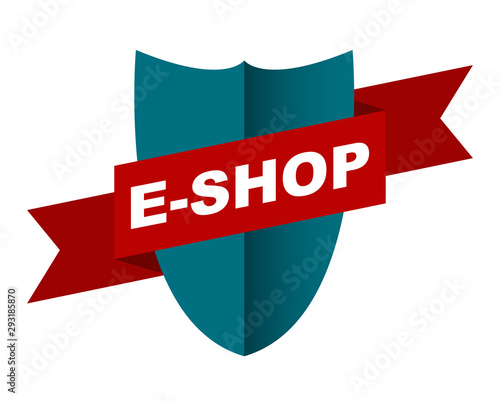 red vector banner eshop