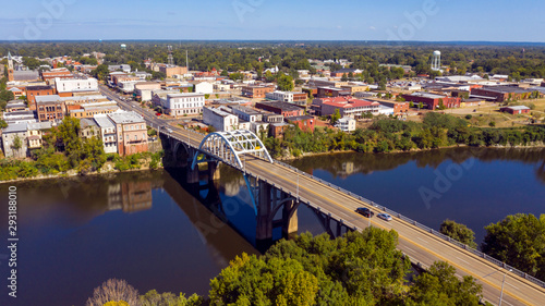 River Bridge into Historic Selma Alabama in Dallas County