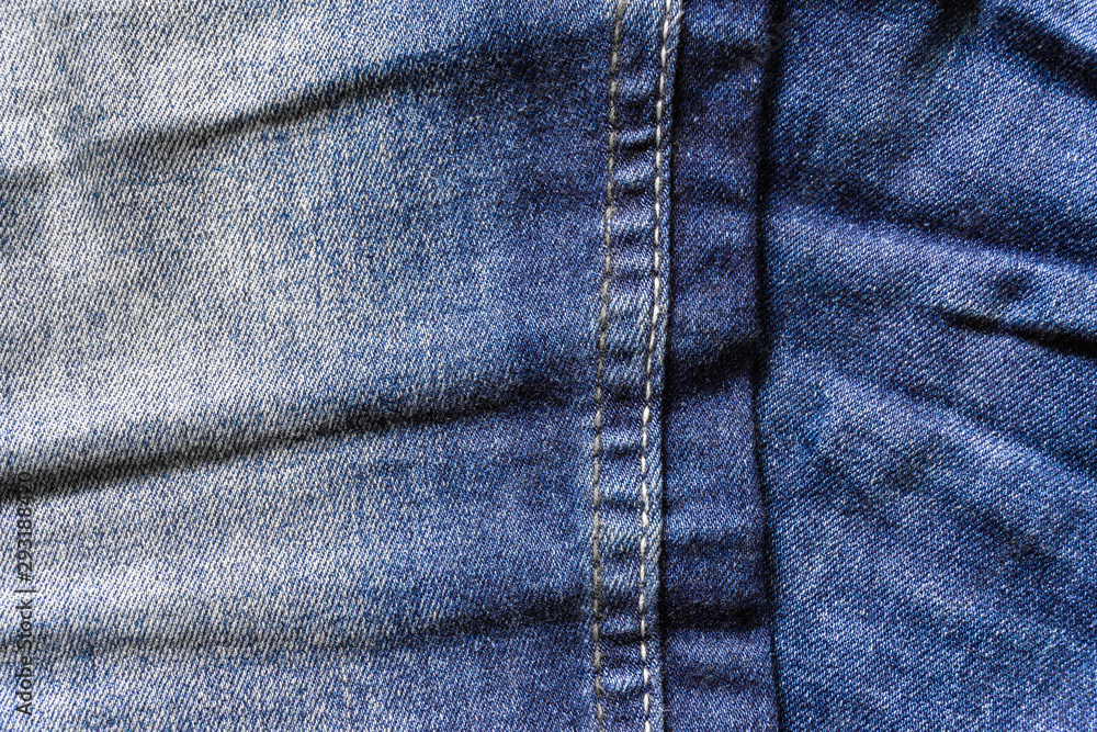 Naklejka premium Denim background texture retro color tone of black fabric texture for background website fashion design or backdrop product.