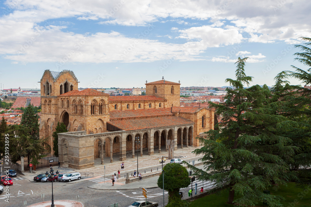Avila,9,2013;Centennial Catholic and Roman church is the Basilica of San Vicente