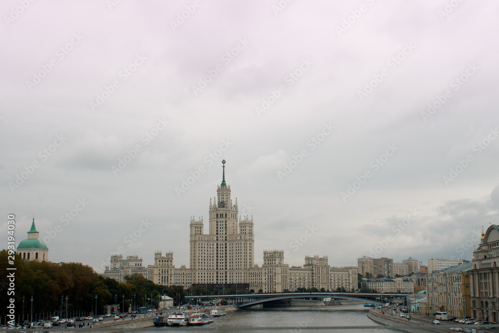 View of the skyscraper from the Moscow river