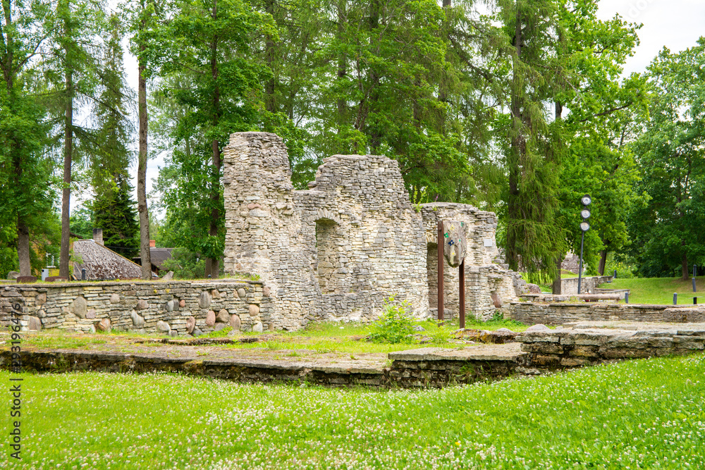 View of The Ruins of The Paide Castle, Estonia