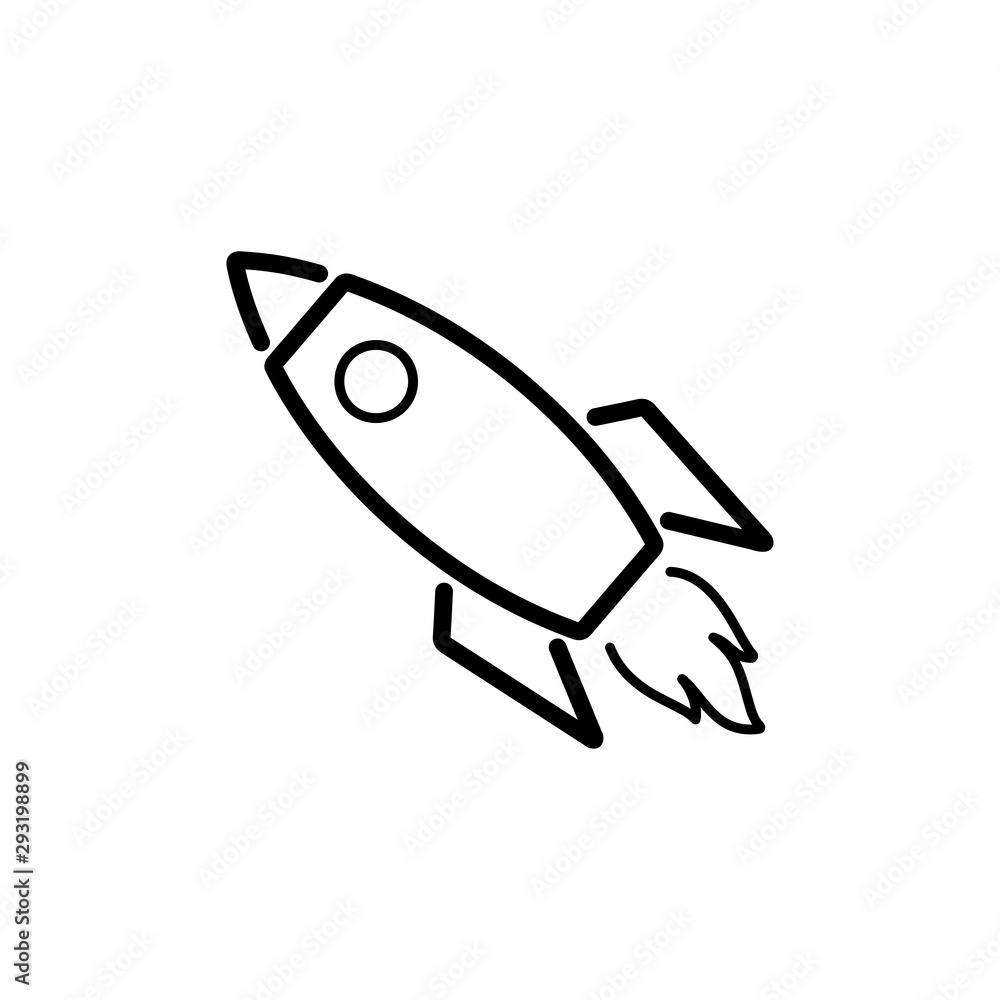 rocket start up icon rocket start up icon