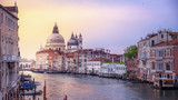 early morning at grand canal, venice