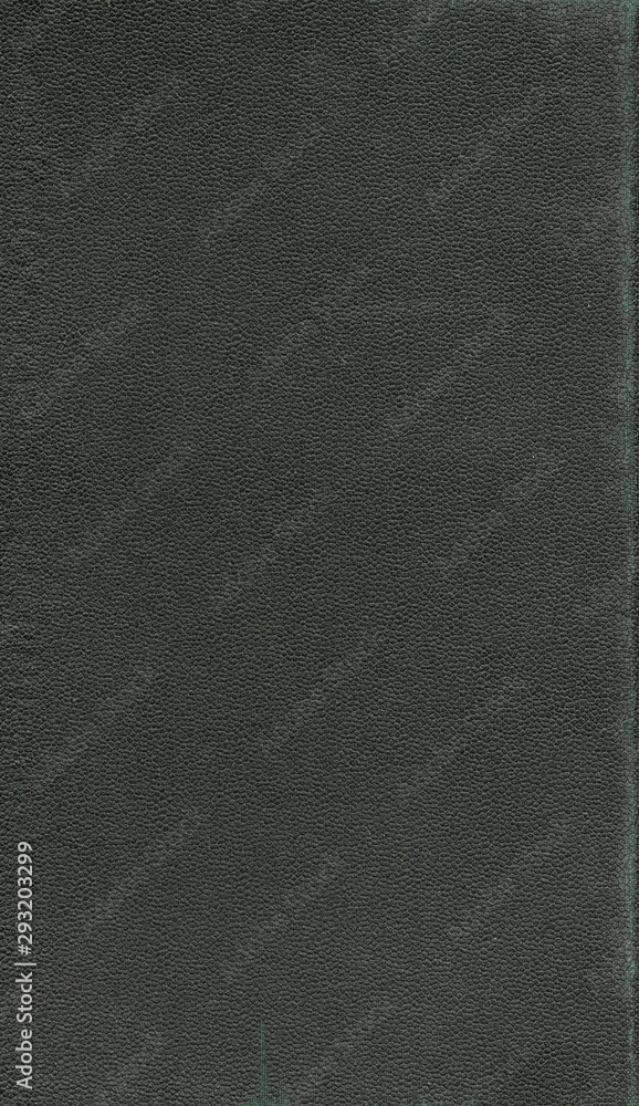 Fototapeta premium Artificial leather texture. Gray old book cover. Rough surface with embossed. Blank retro page. Empty place for text. Perfect for background and vintage style design.