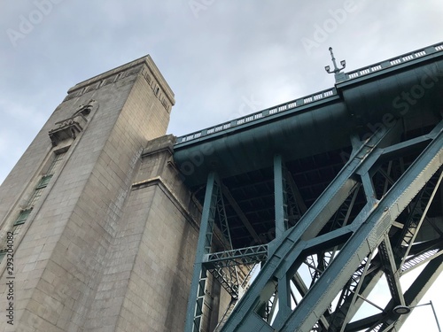 Low angle view of Tyne Bridge