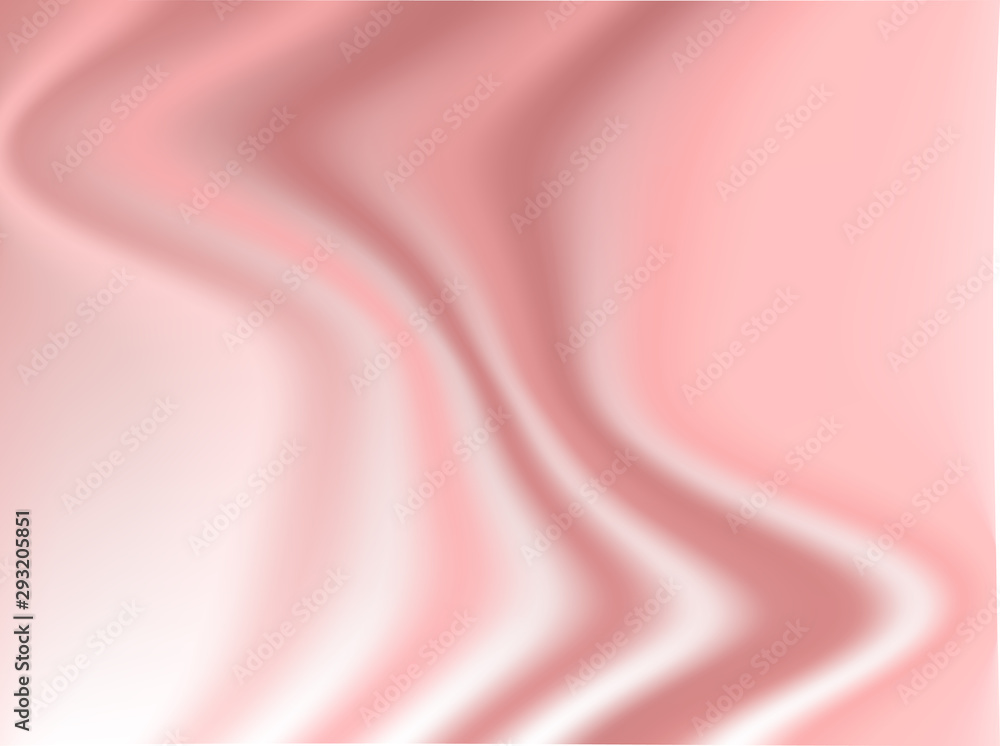 Obraz premium Pink gradient background. Wavy design. Template for presentations, Wallpapers, business cards. Vector illustration