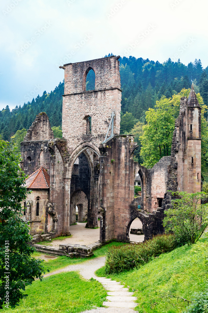 Historic ruin in Blackforest Allerheiligen