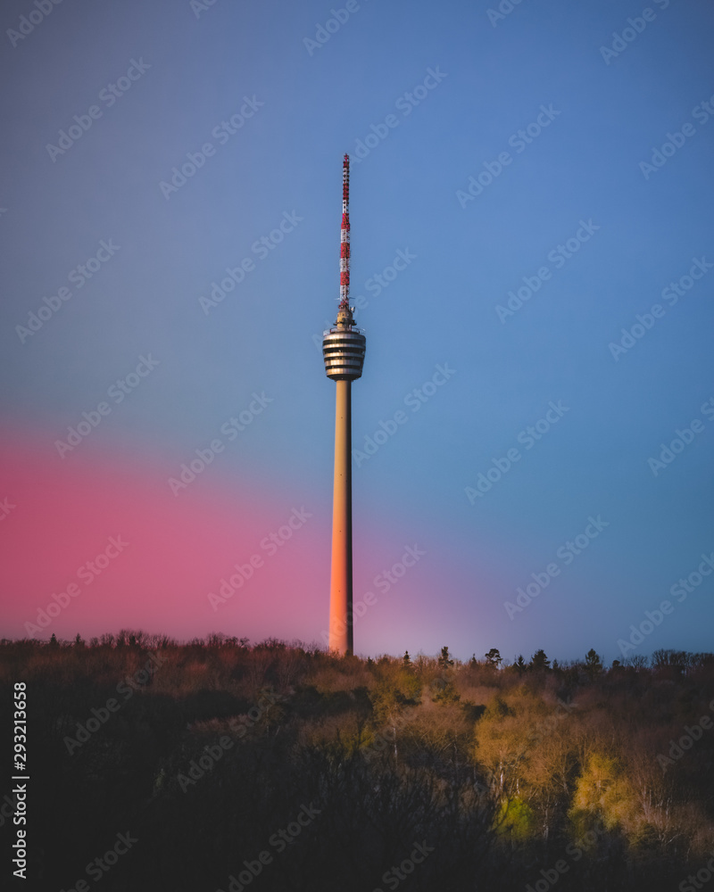 Obraz premium Stuttgart am Morgen