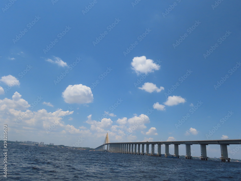 Fototapeta premium bridge on sea