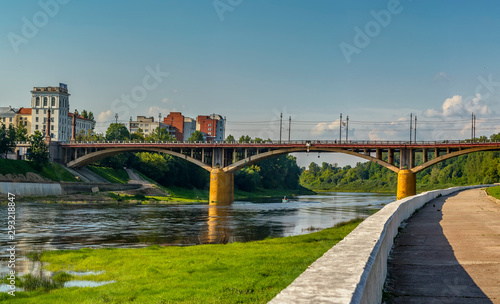  Kirovsky bridge is a bridge in the city center across the Western Dvina river.