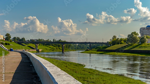 Blokhin bridge-a bridge over the Western Dvina river.
