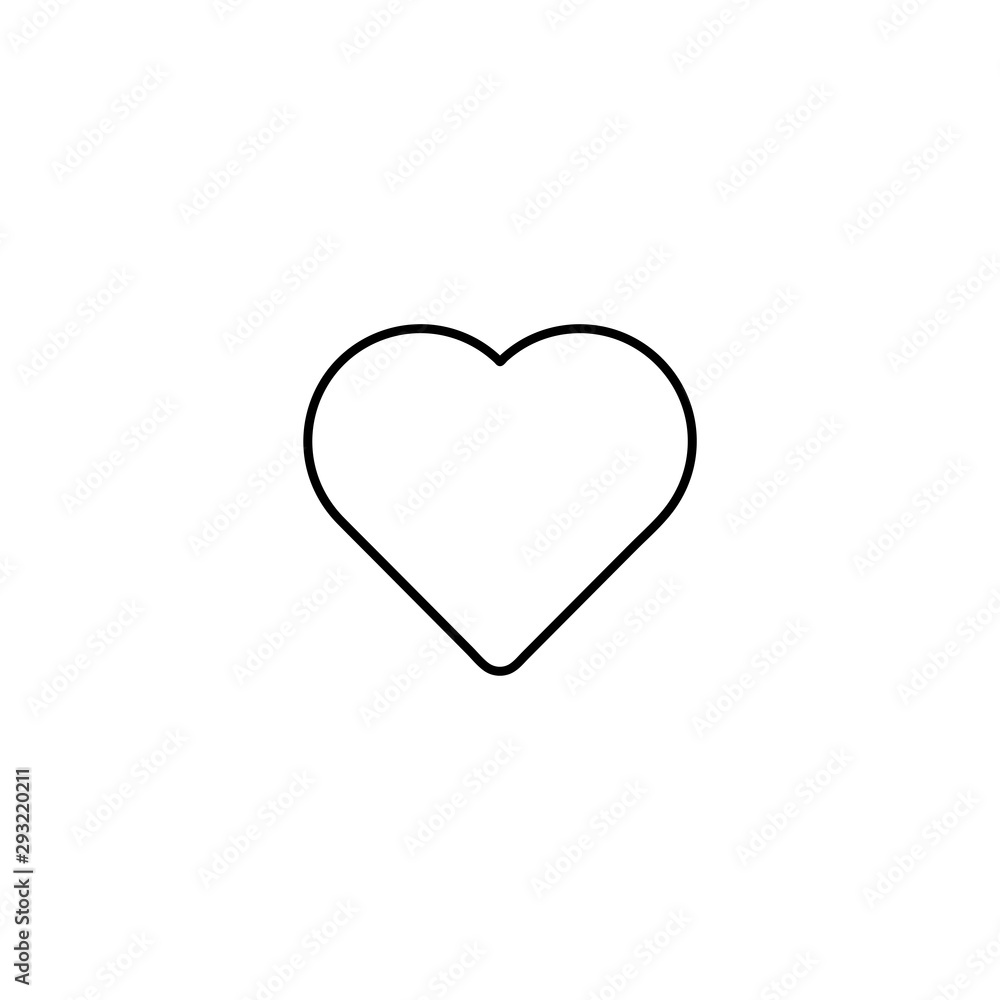 Love icon. Social media like button Love icon. Social media like button