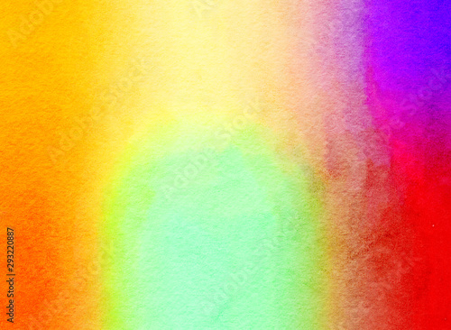 sweet vivid rainbow digital illustration with watercolor texture  background