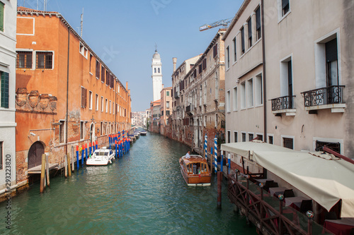 One of the many canals in Venice, Italy