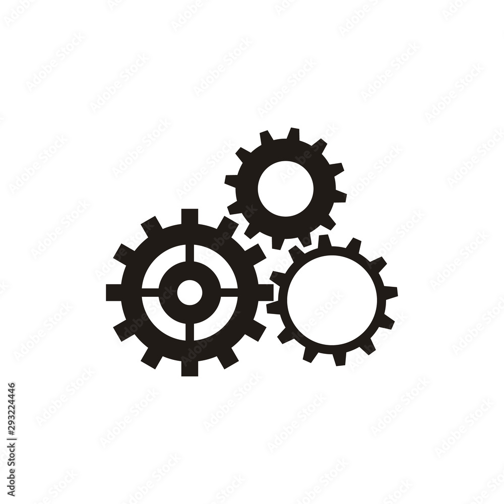 Industrial Gears Cog Wheel Machine logo design Industrial Gears Cog Wheel Machine logo design