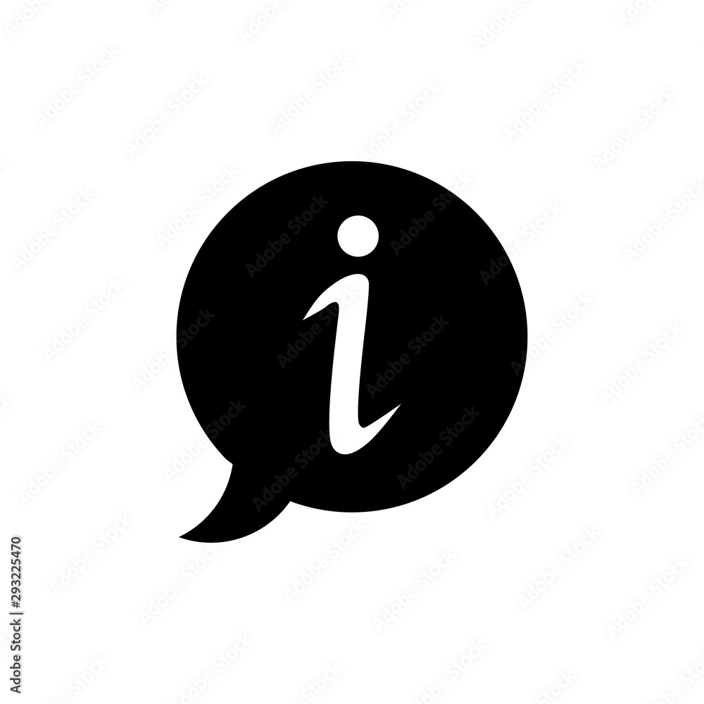 information speech icon information speech icon