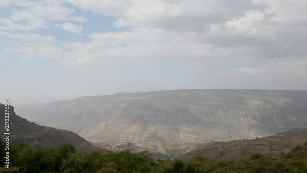 Entoto chain mountains and Jemma Valley in Oromo Region of Ethiopia Entoto chain mountains and Jemma Valley in Oromo Region of Ethiopia
