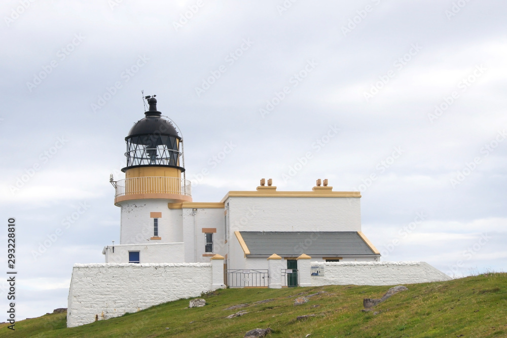 The Stoer Head Lighthouse in the Scottish highlands