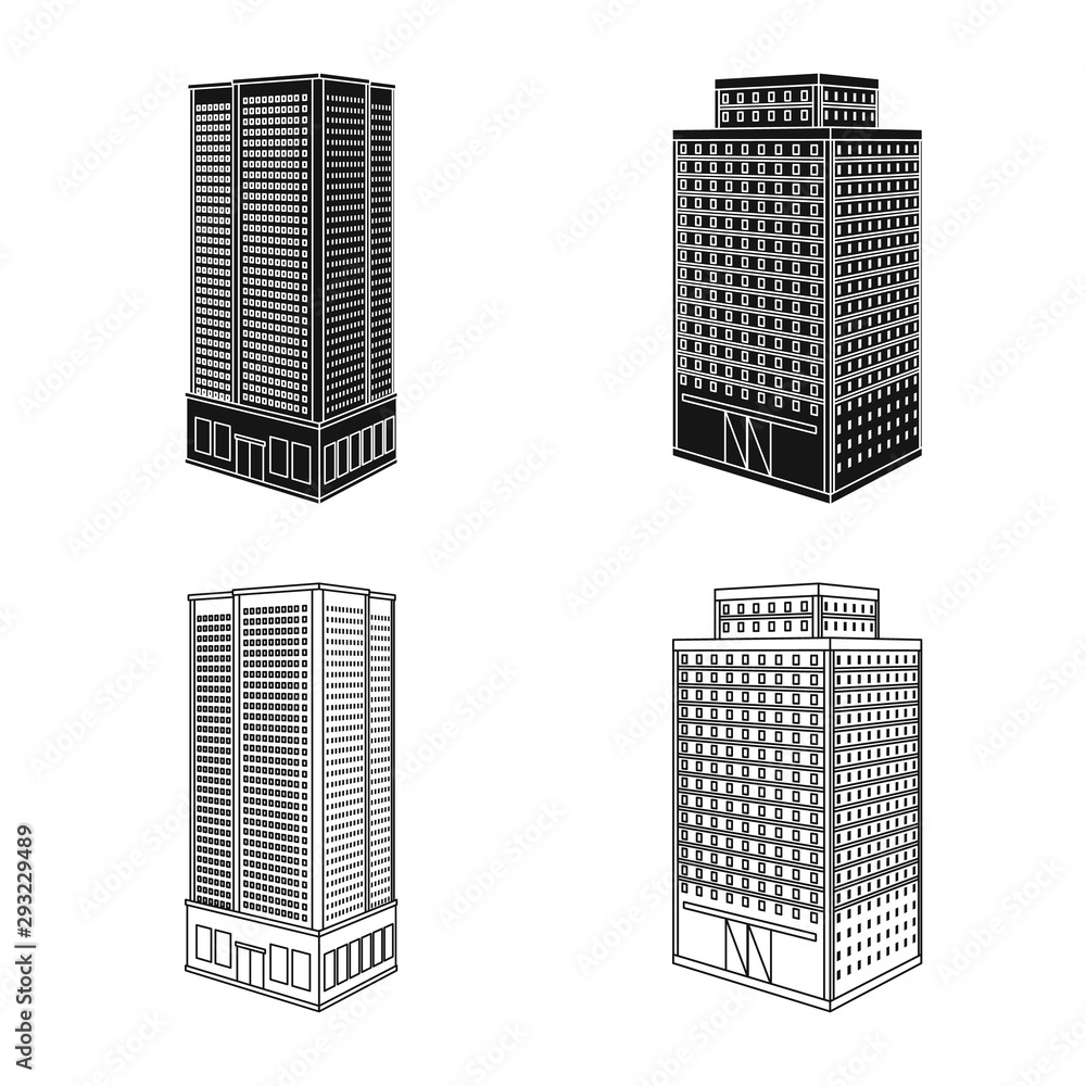 Isolated object of construction and building symbol. Set of construction and estate stock vector illustration. Isolated object of construction and building symbol. Set of construction and estate stock vector illustration.