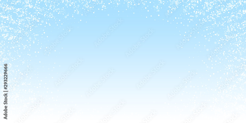 Fototapeta premium Magic stars Christmas background. Subtle flying sn