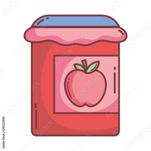 marmalade jar hello autumn design icon