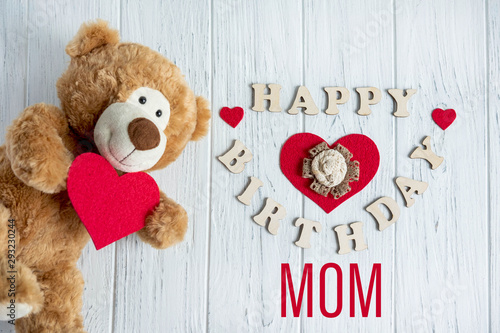 Canvas Print Happy birthday mom