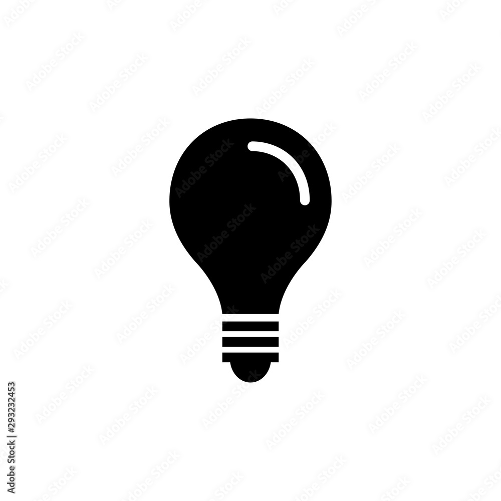 bulb lamp icon bulb lamp icon