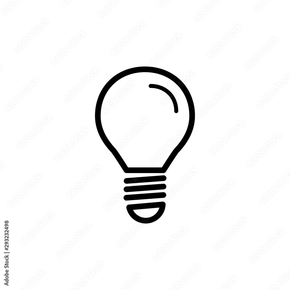 bulb lamp icon bulb lamp icon