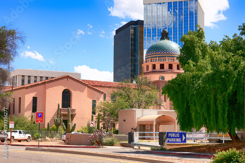 The old Pima County Courthouse in downtown Tucson AZ photo