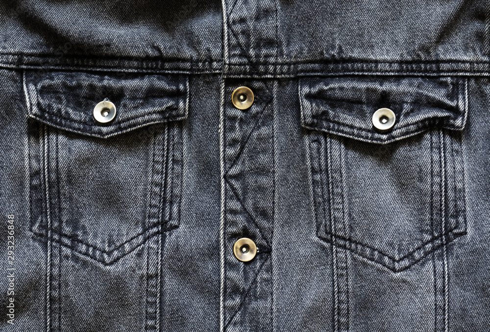 black denim jacket, sewing concept black denim jacket, sewing concept