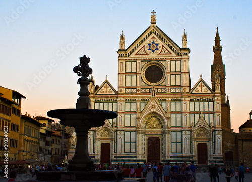 photo of florence at sunset The shadows get longer and the colors become more intense