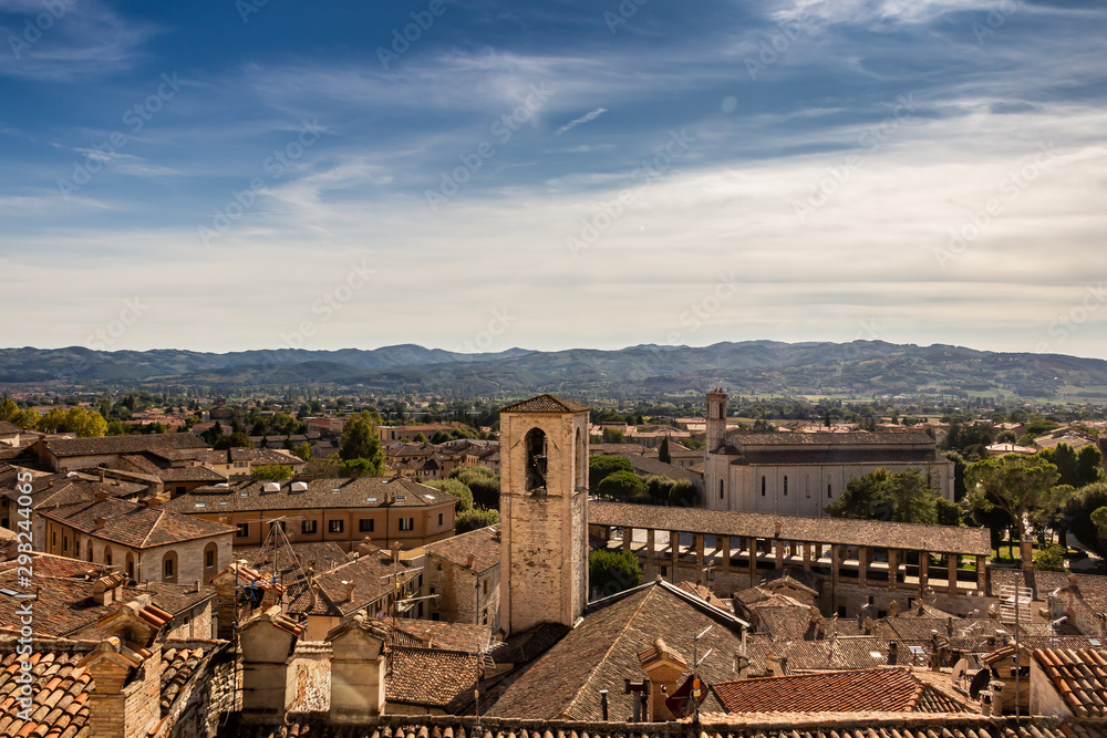 Fototapeta premium Veduta di Gubbio