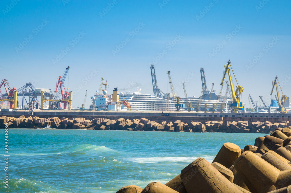 Industrial port of Casablanca, Morocco. Stock Photo | Adobe Stock
