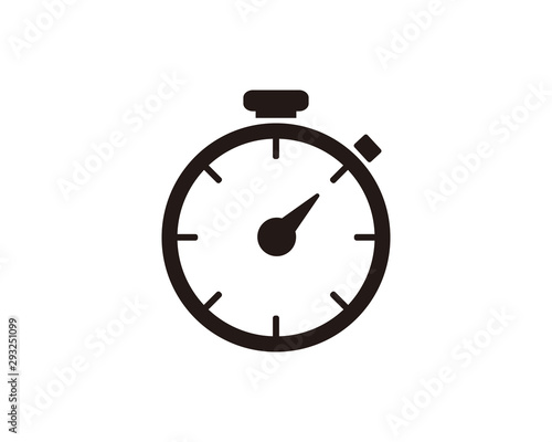 Stopwatch icon symbol vector