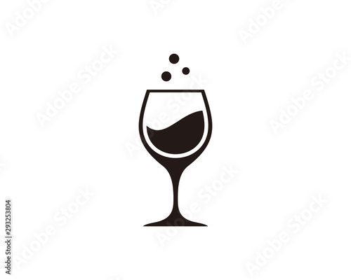 Wine icon symbol vector