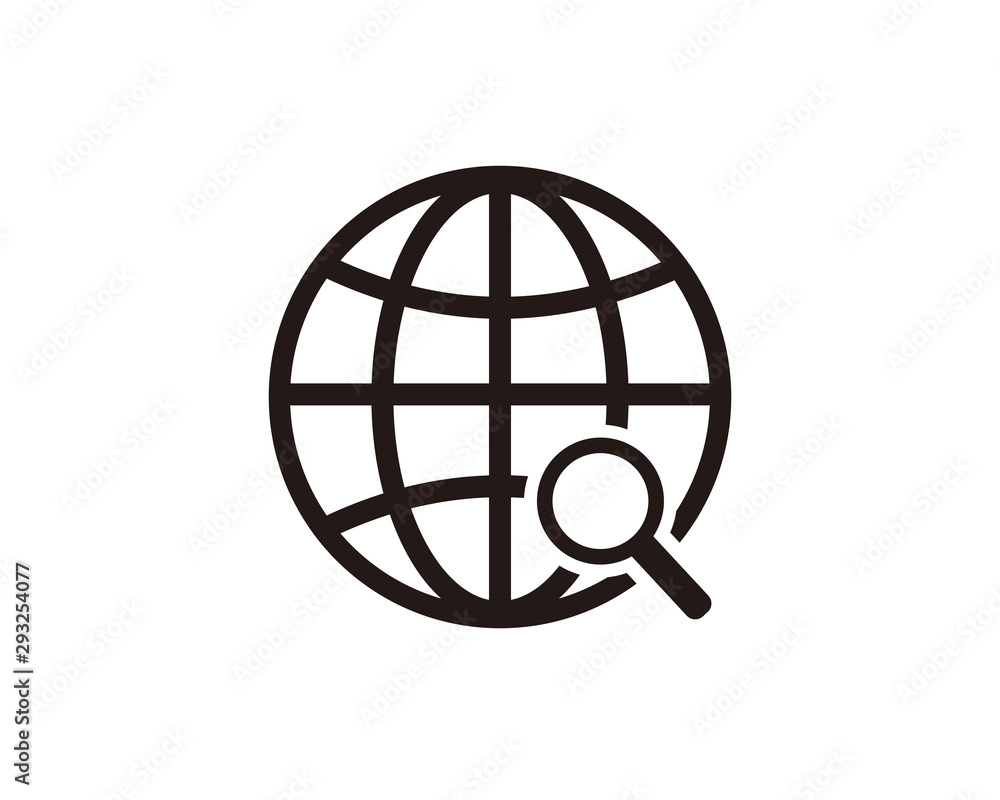 World web, website icon symbol vector World web, website icon symbol vector