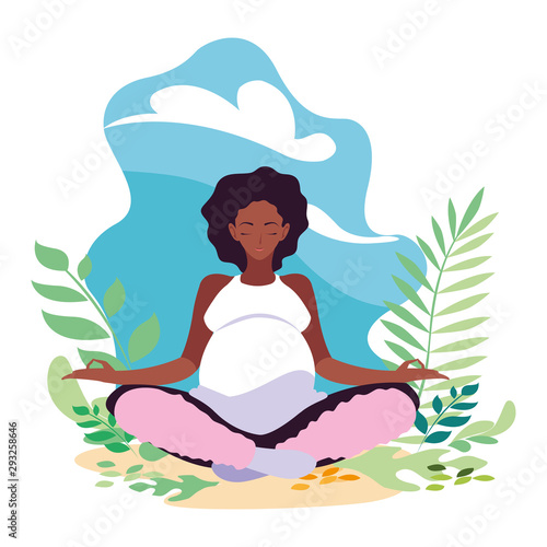 Isolated pregnant woman design icon